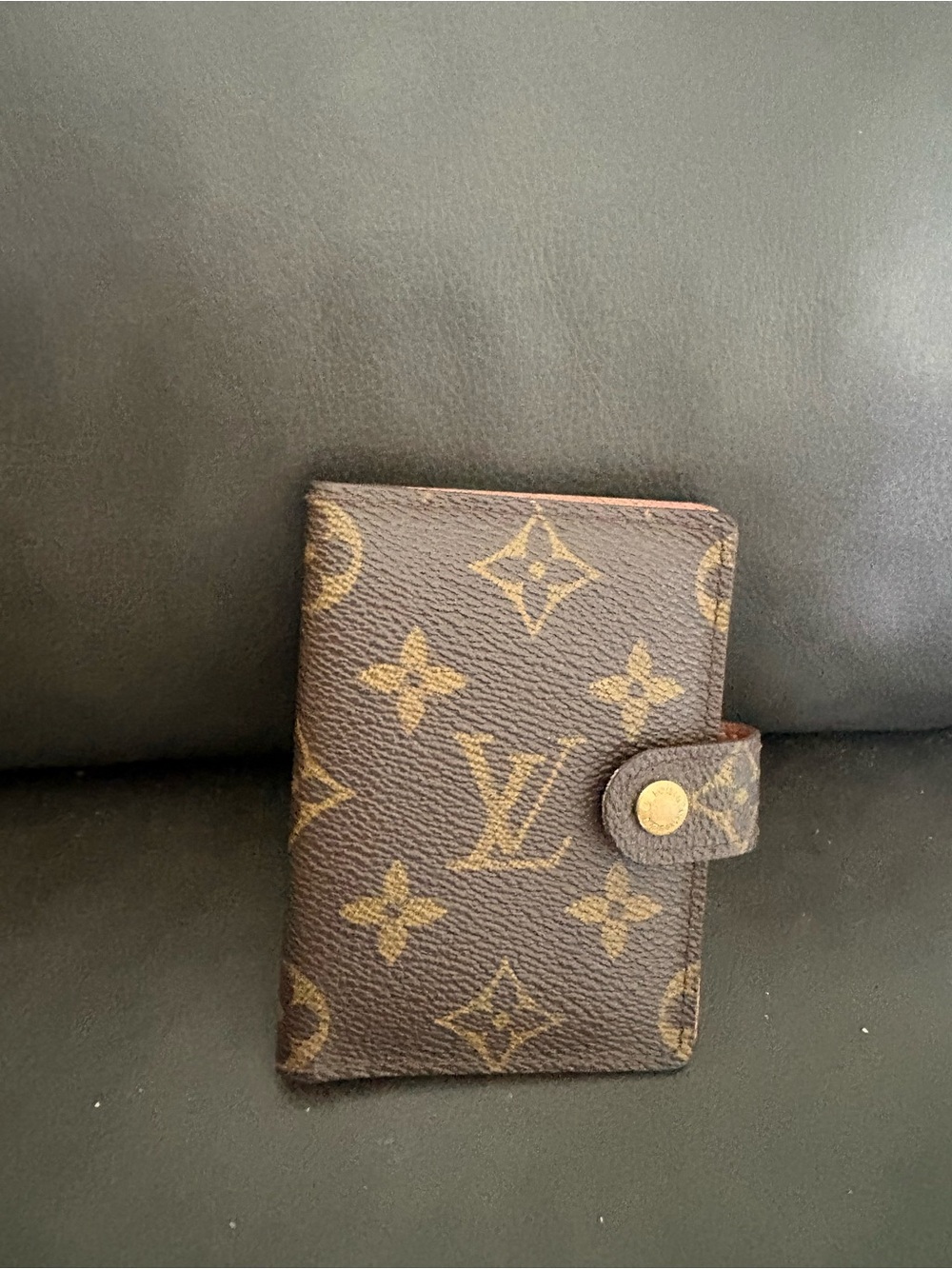 Vintage Authentic Louis Vuitton Monogram Card Holder Wallet